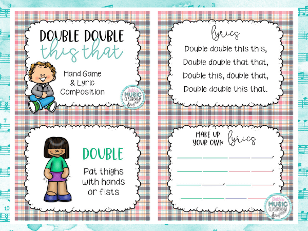 Clapping Game for Kids - Double Double This That (with lyrics)